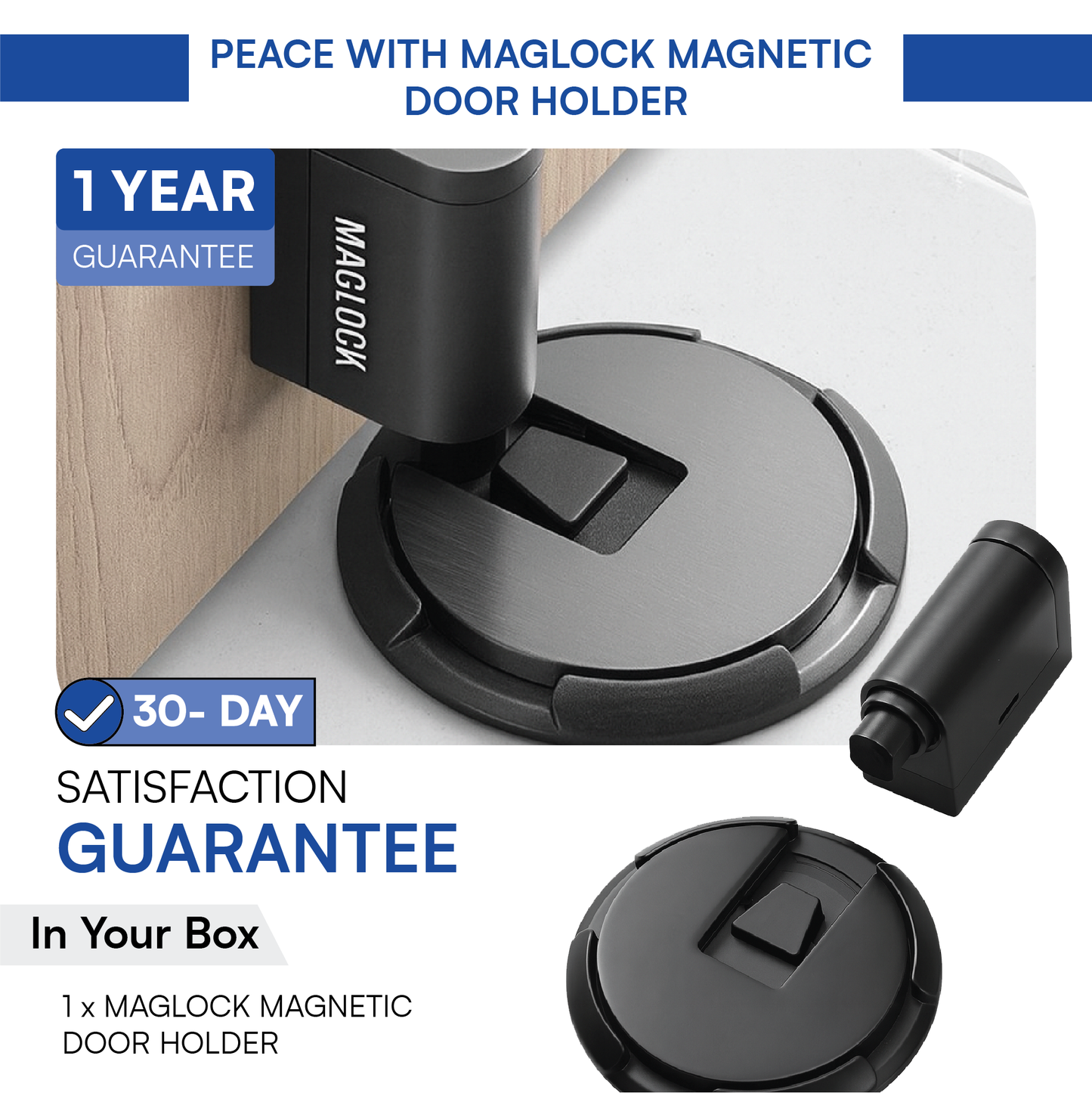MAGLOCK™ TitanHold Pro - Heavy Duty Magnetic Door Stop